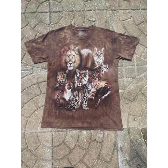 The Mountain T-Shirt Cat Power Youth Feline Tie Dye Shirt Size Small - Picture 1 of 5